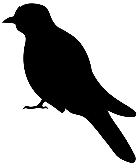 clipart bird silhouette